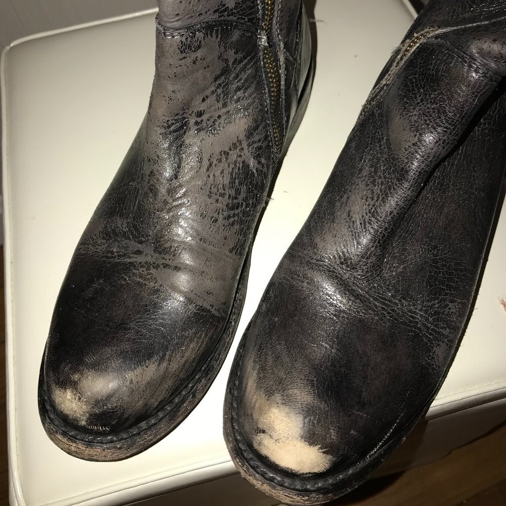 Bed Stu Black DISTRESSED motorcycle boot 9